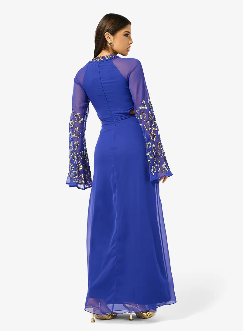 Virgos Lounge Dolores Cutout Maxi Dress